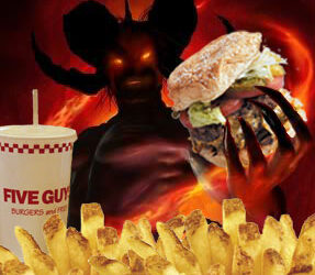 Five Guys Burgers and Fries Wants Your Soul!